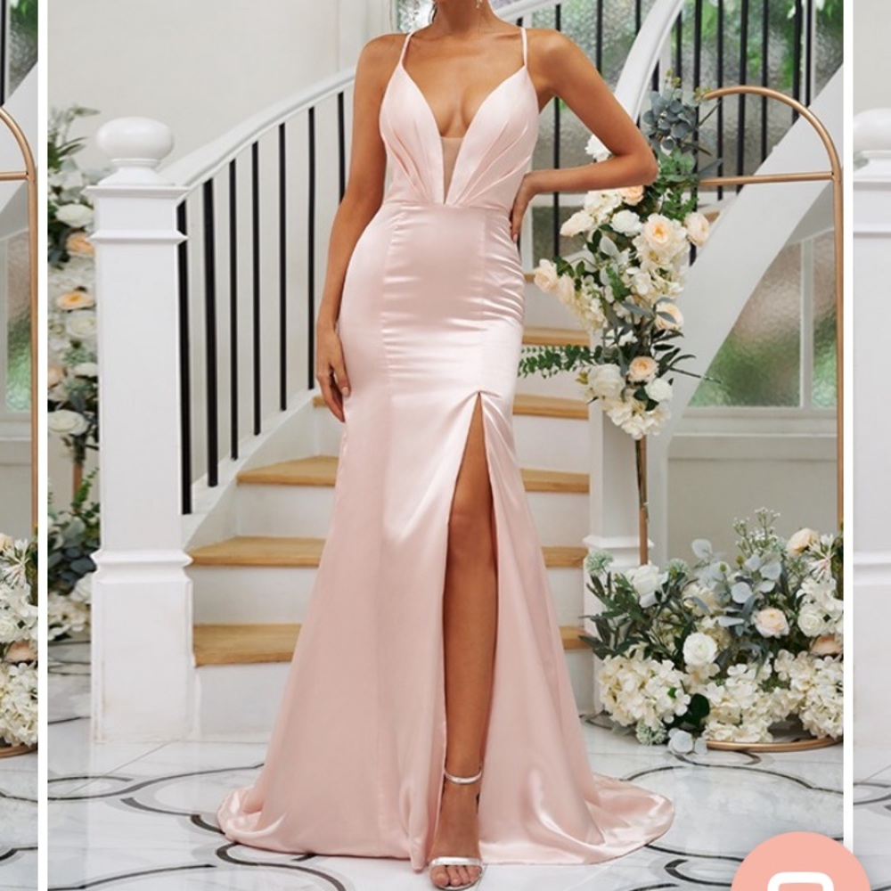 Ivory spaghetti strap Dress